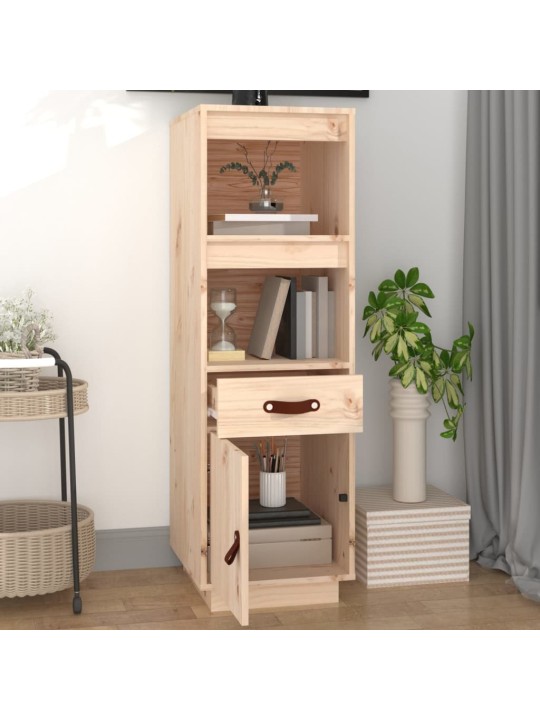 Skříň highboard 34 x 40 x 108,5 cm masivní borové dřevo