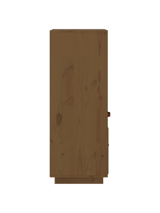 Skříň highboard medově hnědá 34x40x108,5 cm masivní borovice