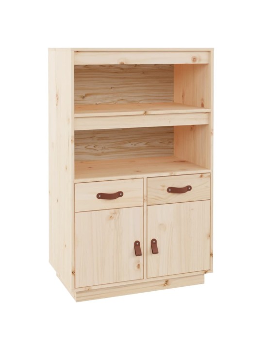 Skříň highboard 67 x 40 x 108,5 cm masivní borové dřevo
