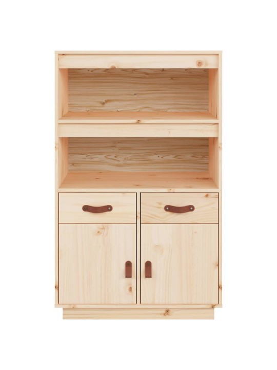 Skříň highboard 67 x 40 x 108,5 cm masivní borové dřevo