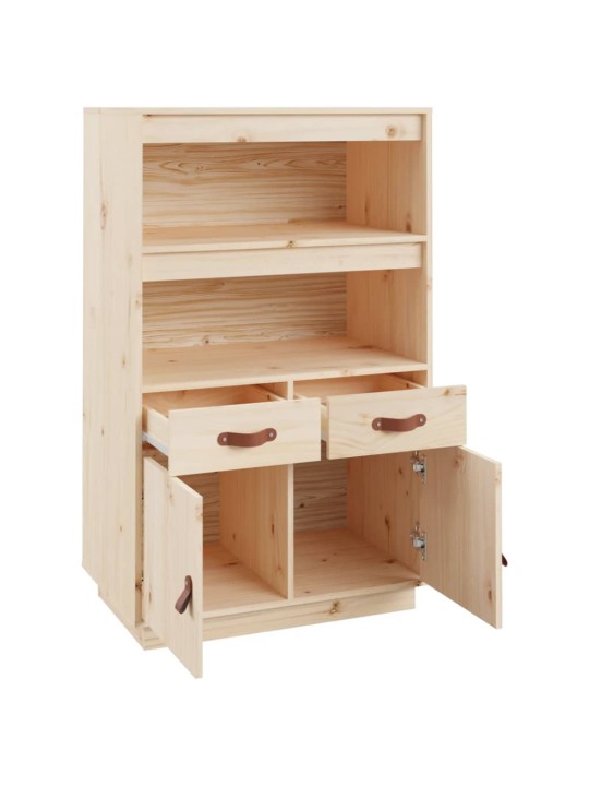 Skříň highboard 67 x 40 x 108,5 cm masivní borové dřevo