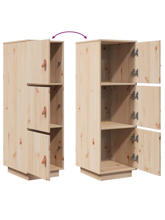 Skříň highboard 34 x 40 x 108,5 cm masivní borové dřevo