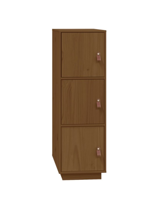 Skříň highboard medově hnědá 34x40x108,5 cm masivní borovice