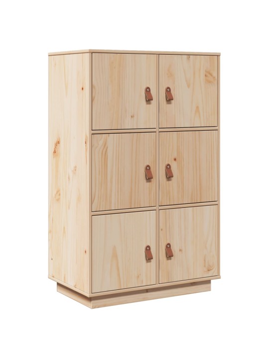 Skříň highboard 67 x 40 x 108,5 cm masivní borové dřevo