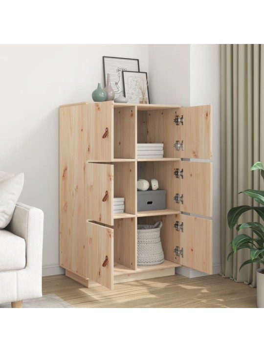Skříň highboard 67 x 40 x 108,5 cm masivní borové dřevo