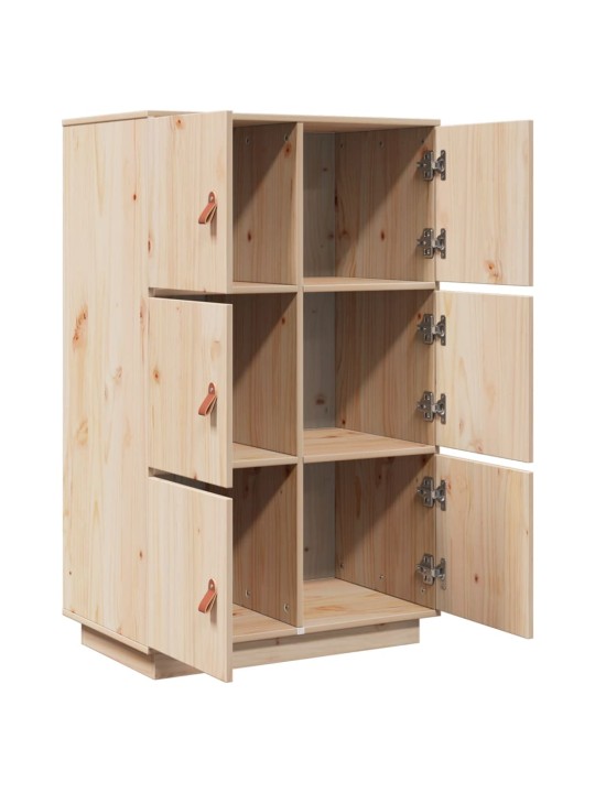 Skříň highboard 67 x 40 x 108,5 cm masivní borové dřevo