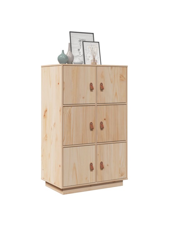 Skříň highboard 67 x 40 x 108,5 cm masivní borové dřevo