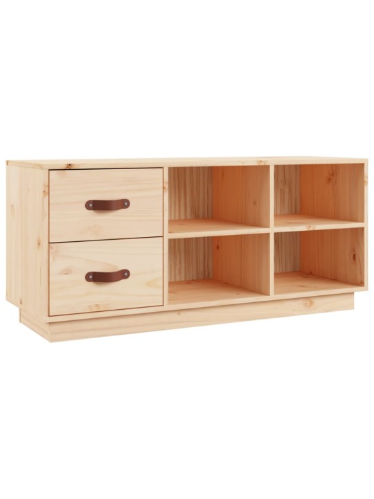 Lavice s botníkem 100 x 34 x 45 cm masivní borové dřevo