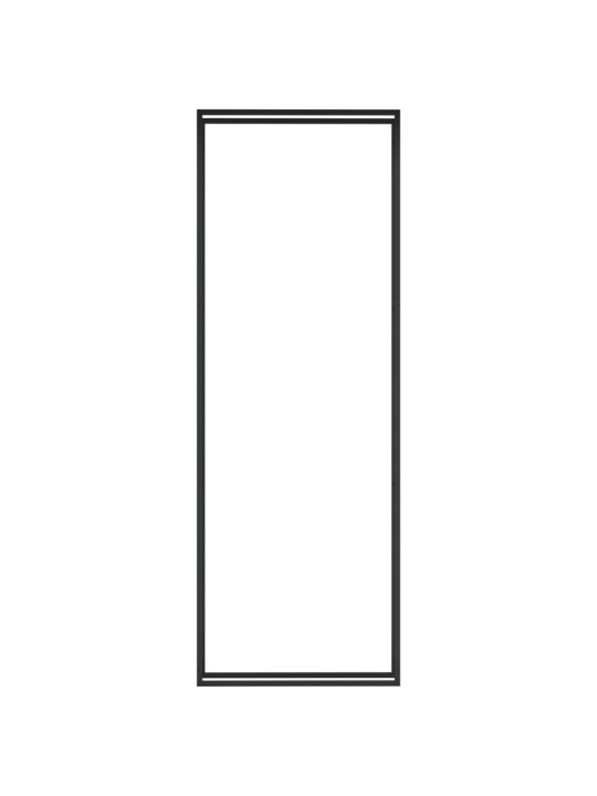 Stojan na palivové dřevo matný černý110x28x312 cm ocel