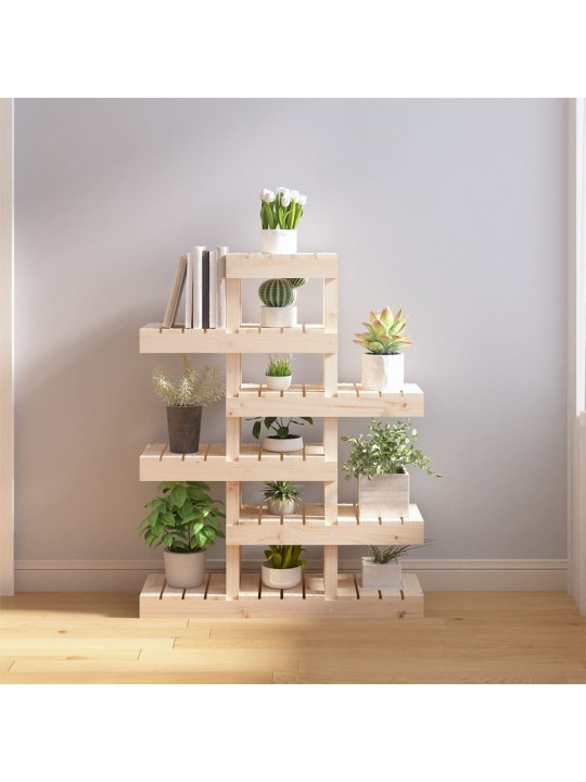 Stojan na rostliny 85x25x109,5 cm masivní borové dřevo