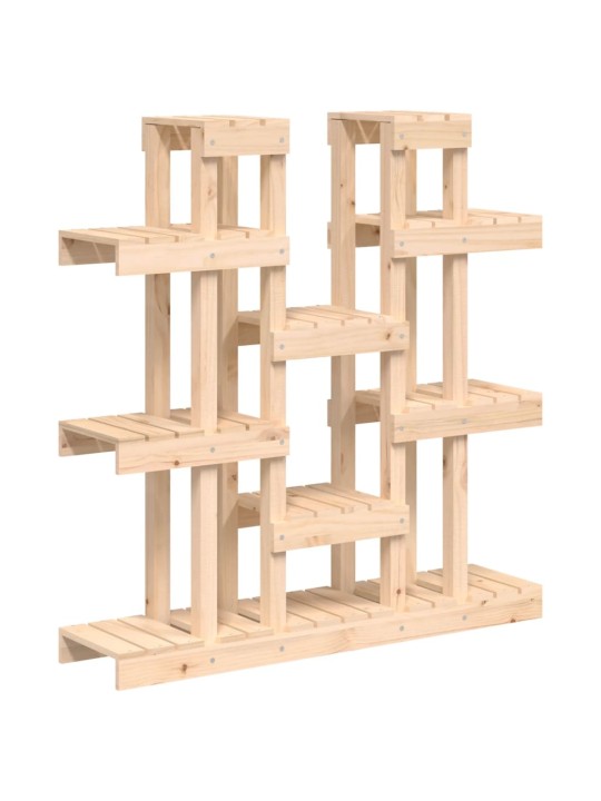 Stojan na rostliny 104,5 x 25 x 109,5 cm masivní borové dřevo