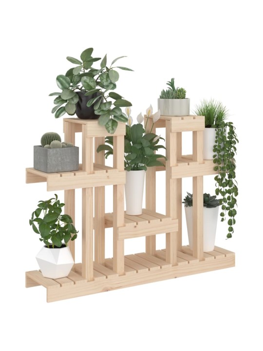 Stojan na rostliny 104,5 x 25 x 77,5 cm masivní borové dřevo