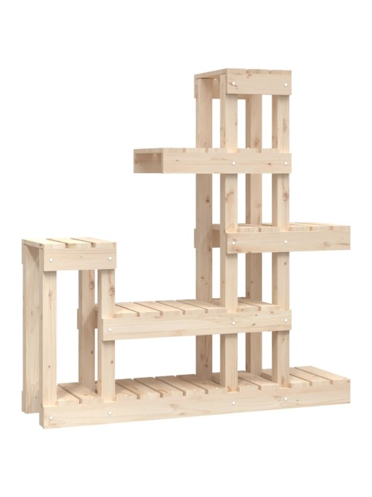 Stojan na rostliny 92 x 25 x 97 cm masivní borové dřevo