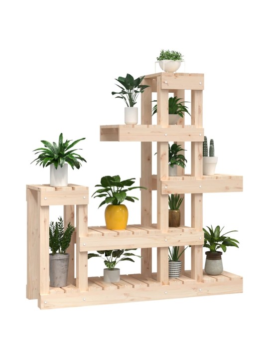 Stojan na rostliny 92 x 25 x 97 cm masivní borové dřevo