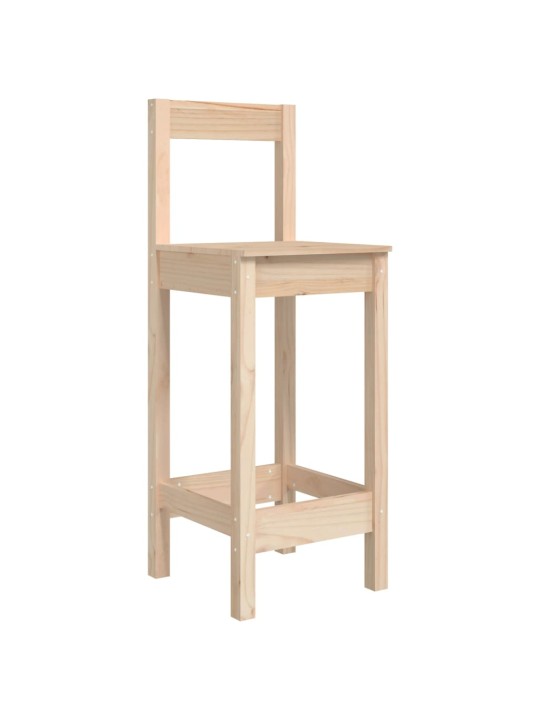 Barové židle 2 ks 40 x 41,5 x 112 cm masivní borové dřevo