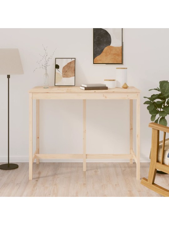 Barový stolek 140 x 80 x 110 cm masivní borové dřevo