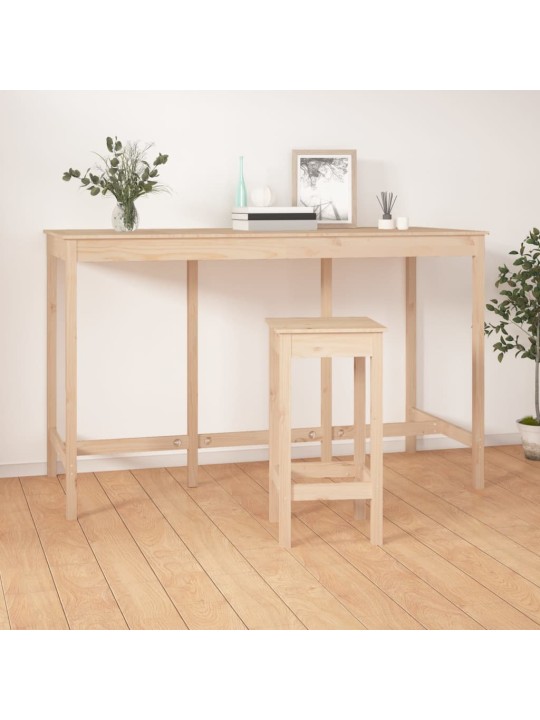 Barový stůl 180 x 80 x 110 cm masivní borové dřevo