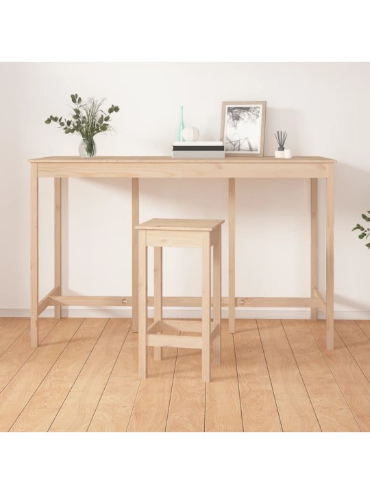 Barový stůl 180 x 80 x 110 cm masivní borové dřevo