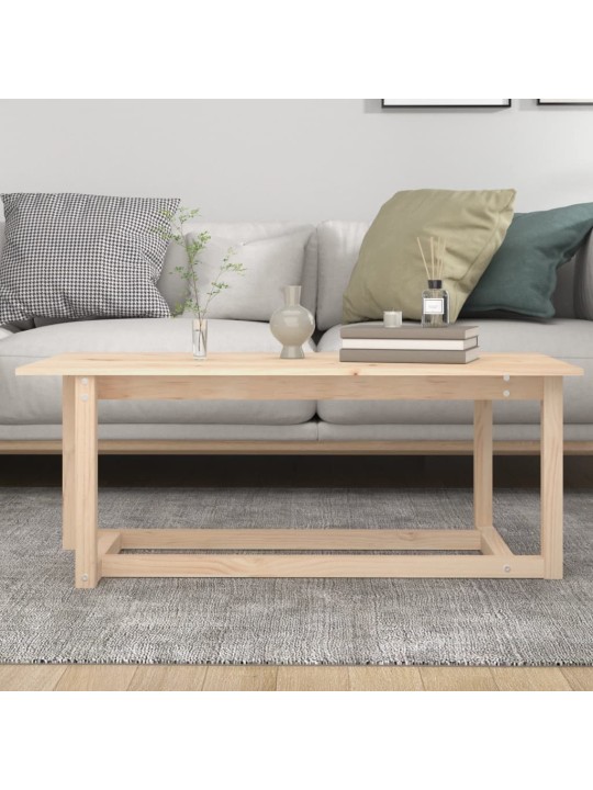 Konferenční stolek 110 x 55 x 45 cm masivní borové dřevo