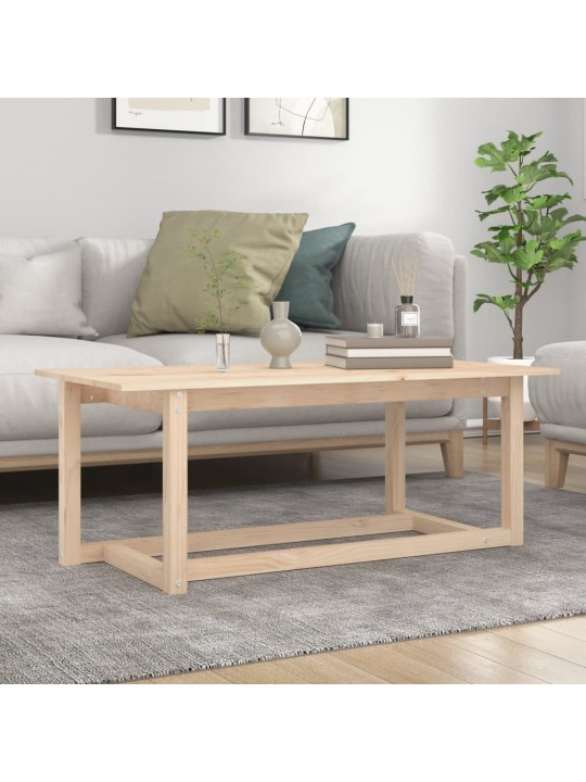 Konferenční stolek 110 x 55 x 45 cm masivní borové dřevo