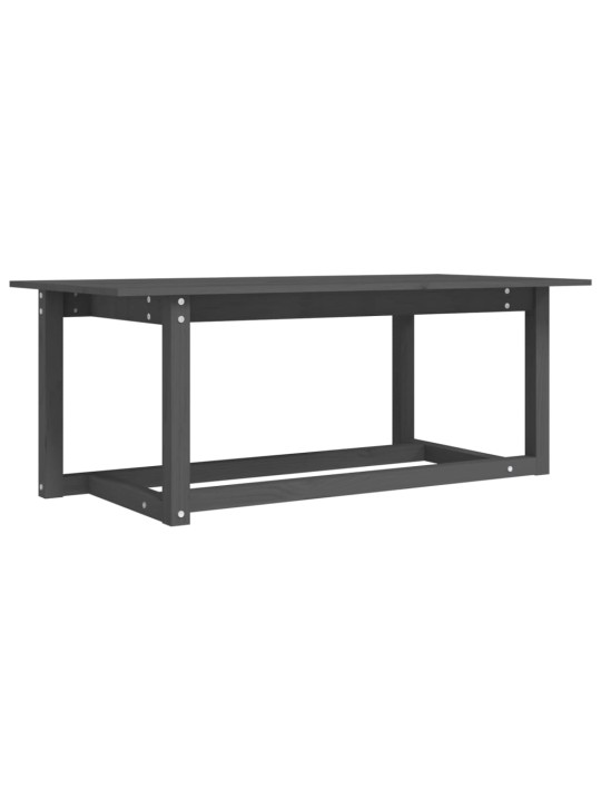 Konferenční stolek šedý 110 x 55 x 45 cm masivní borové dřevo