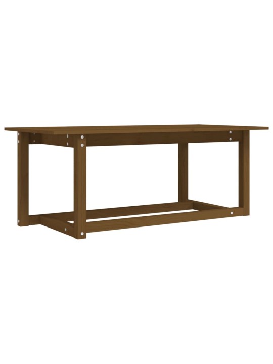 Konferenční stolek medově hnědý 110x55x45 cm masivní borovice