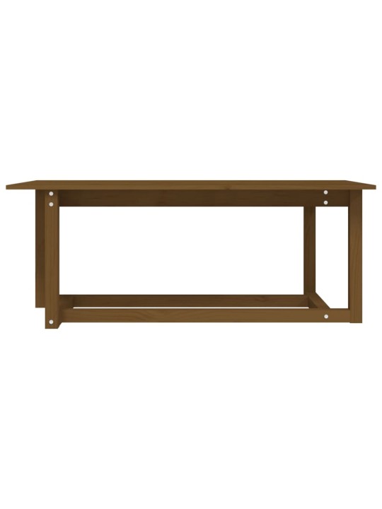Konferenční stolek medově hnědý 110x55x45 cm masivní borovice