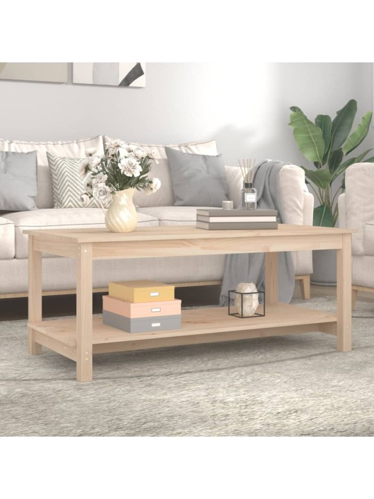 Konferenční stolek 110 x 55 x 45 cm masivní borové dřevo