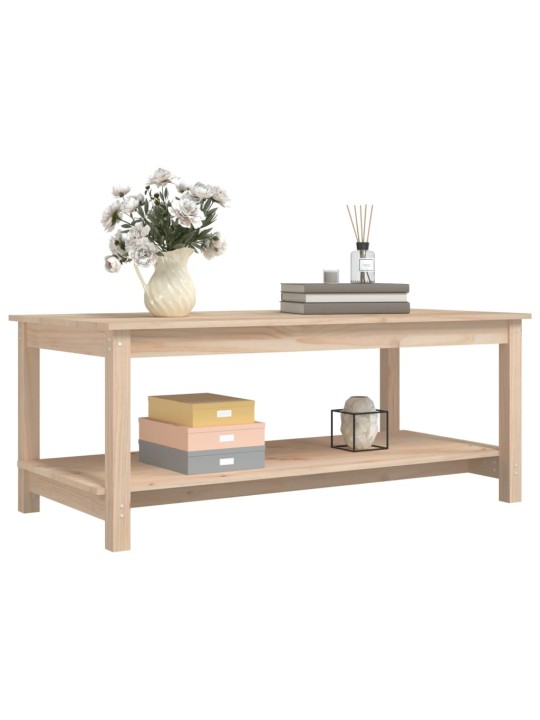 Konferenční stolek 110 x 55 x 45 cm masivní borové dřevo