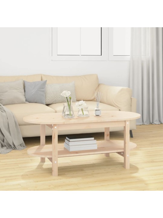 Konferenční stolek 110 x 55 x 45 cm masivní borové dřevo