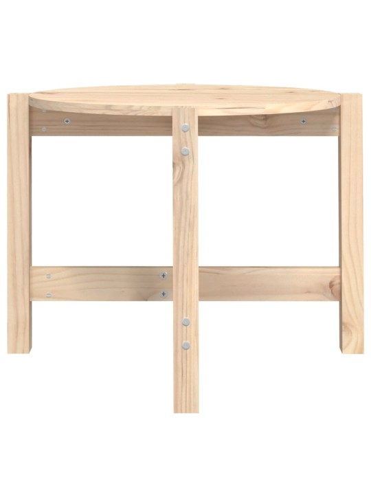 Konferenční stolek Ø 62,5 x 45 cm masivní borové dřevo