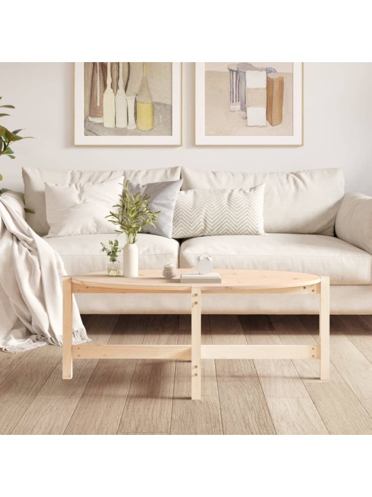 Konferenční stolek 118 x 63 x 45 cm masivní borové dřevo