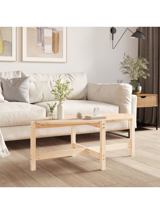 Konferenční stolek 118 x 63 x 45 cm masivní borové dřevo