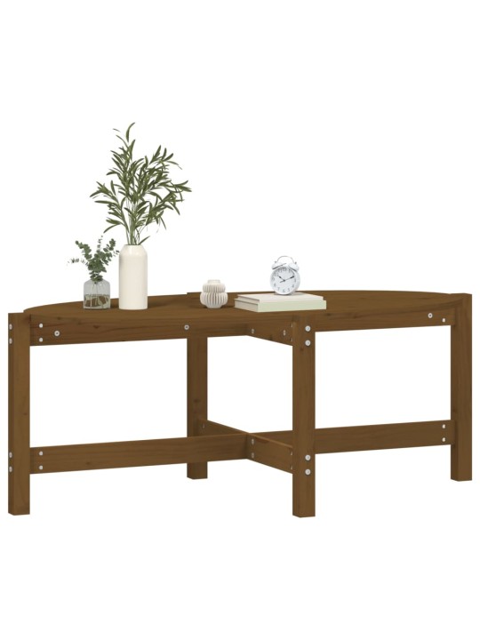 Konferenční stolek medově hnědý 118x63x45 cm masivní borovice