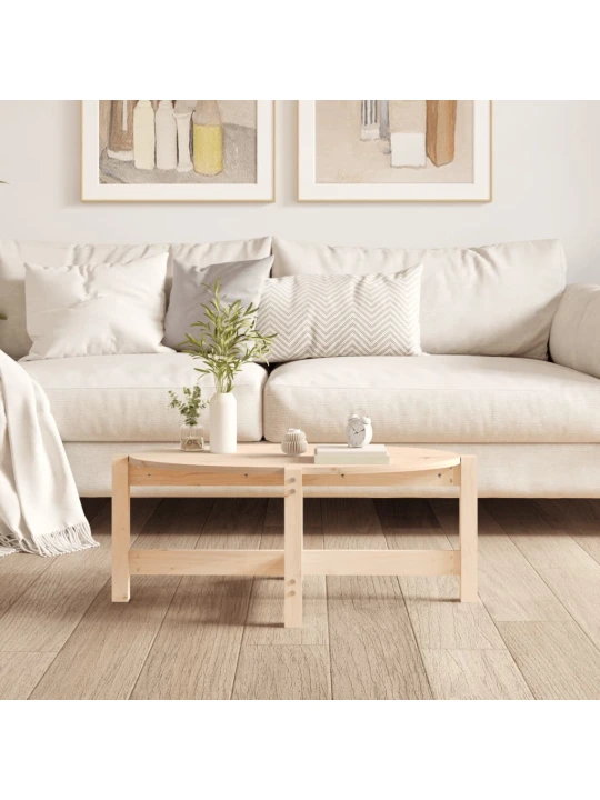 Konferenční stolek 87 x 48 x 35 cm masivní borové dřevo
