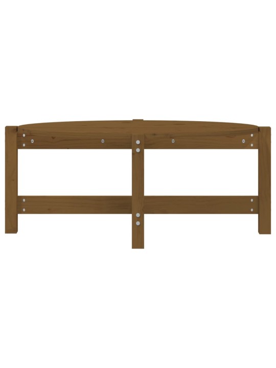 Konferenční stolek medově hnědý 87x48x35 cm masivní borovice