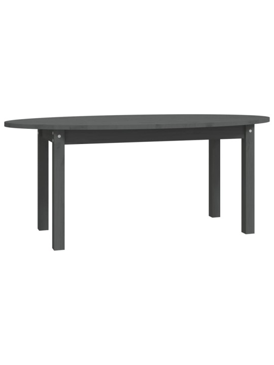 Konferenční stolek šedý 110 x 55 x 45 cm masivní borové dřevo