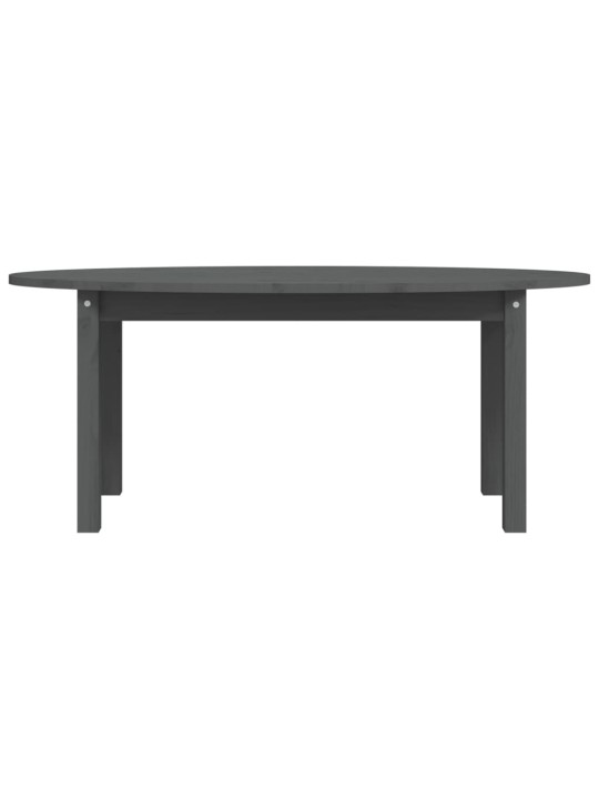 Konferenční stolek šedý 110 x 55 x 45 cm masivní borové dřevo