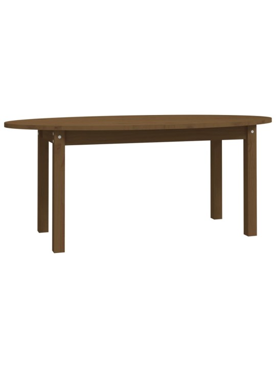 Konferenční stolek medově hnědý 110x55x45 cm masivní borovice