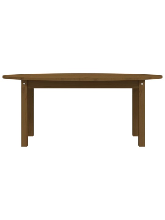 Konferenční stolek medově hnědý 110x55x45 cm masivní borovice