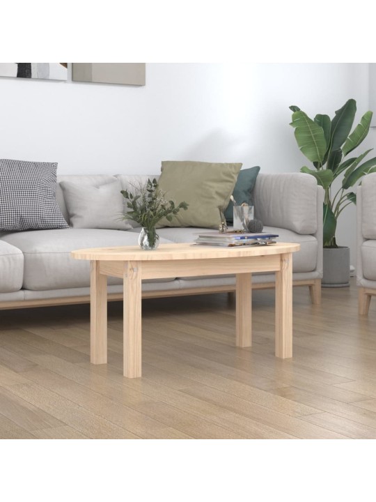 Konferenční stolek 80 x 40 x 35 cm masivní borové dřevo