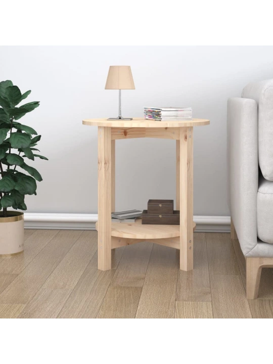 Konferenční stolek ø 55 x 60 cm masivní borové dřevo