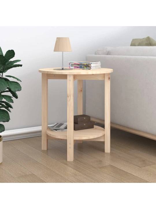 Konferenční stolek ø 55 x 60 cm masivní borové dřevo