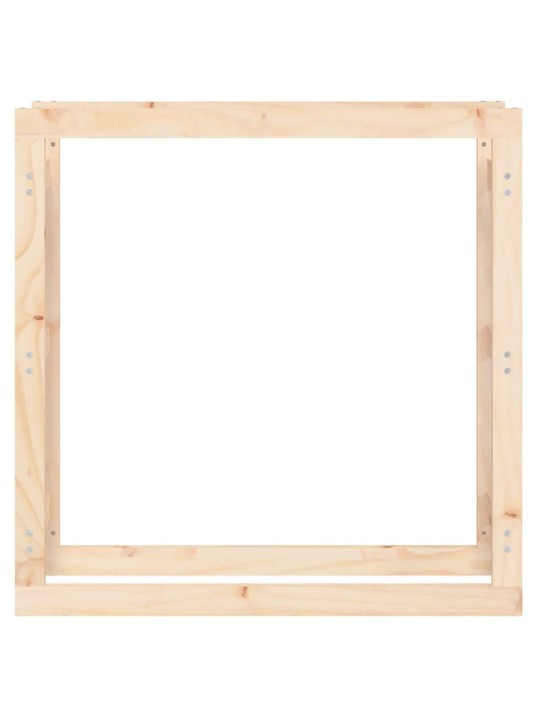 Stojan na dřevo 100x25x100 cm masivní borovice