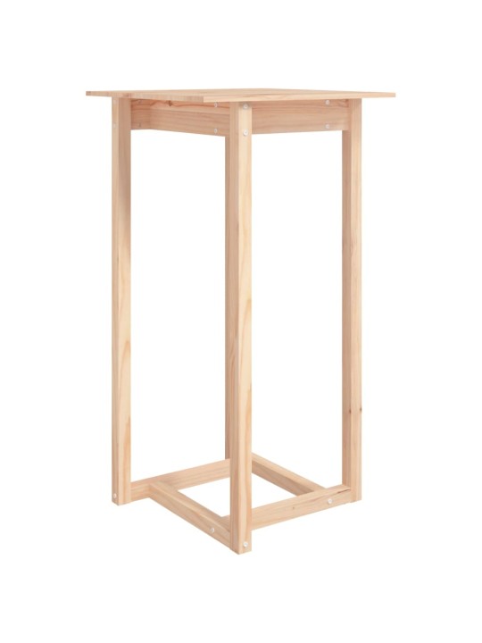 3dílný barový set masivní borové dřevo