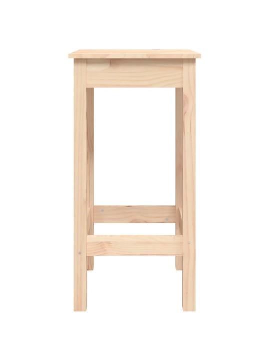 3dílný barový set masivní borové dřevo