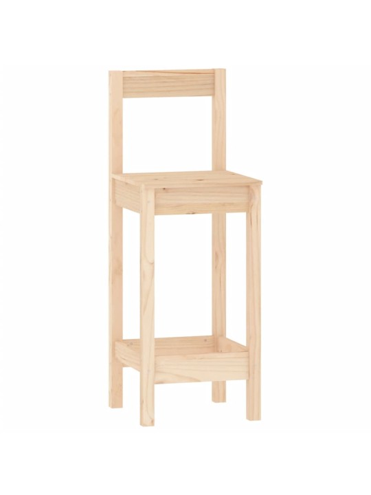 3dílný barový set masivní borové dřevo