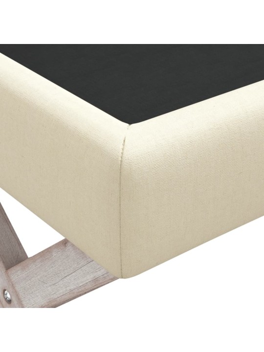 Stolička s úložným prostorem 110 x 45 x 49 cm len