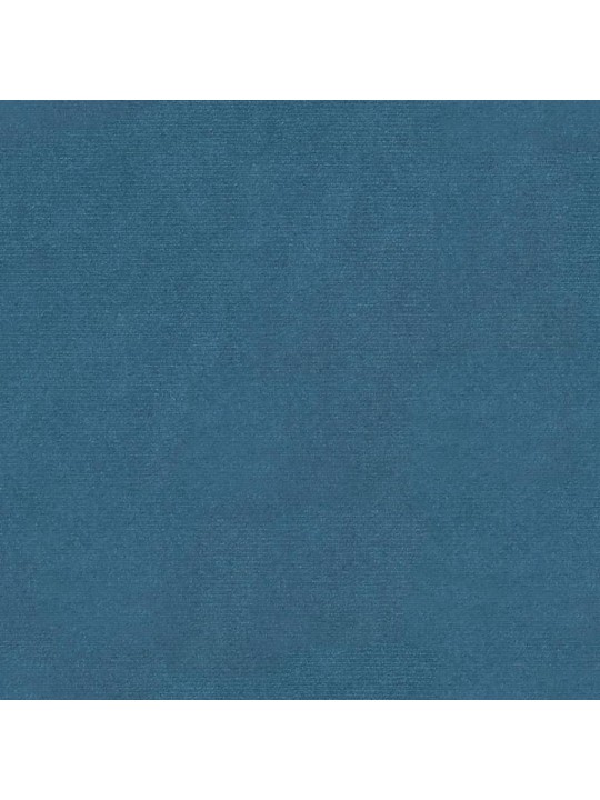 Stolička s úložným prostorem modrá 110x45x49 cm samet
