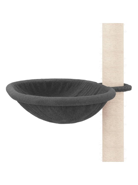 Kočičí strom ke stropu tmavě šedý 263,5–289,5 cm